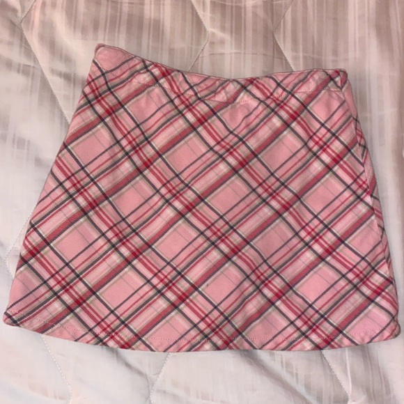 Girls Gymboree pink plaid skourt size 7 - Picture 2 of 5